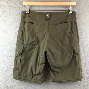 KÜHL Mens Olive Green‎ Hiking Cargo Shorts Size 32 Outdoor Utility